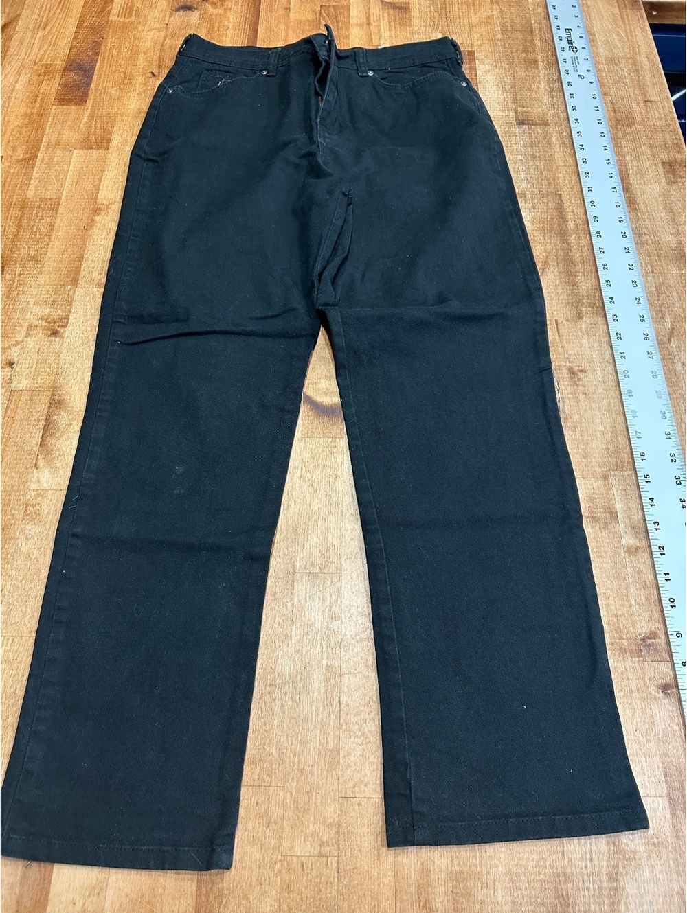 Gloria Vanderbilt Amanda Black Jeans Size 12 Made in Egypt
